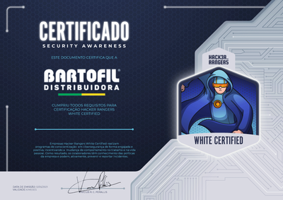 BARTOFIL - Hacker Rangers White Certified