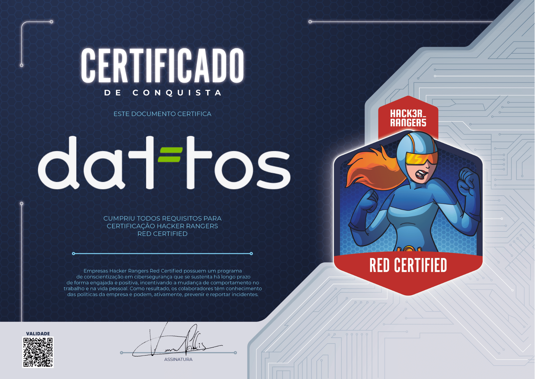 Dattos - Hacker Rangers Red Certified