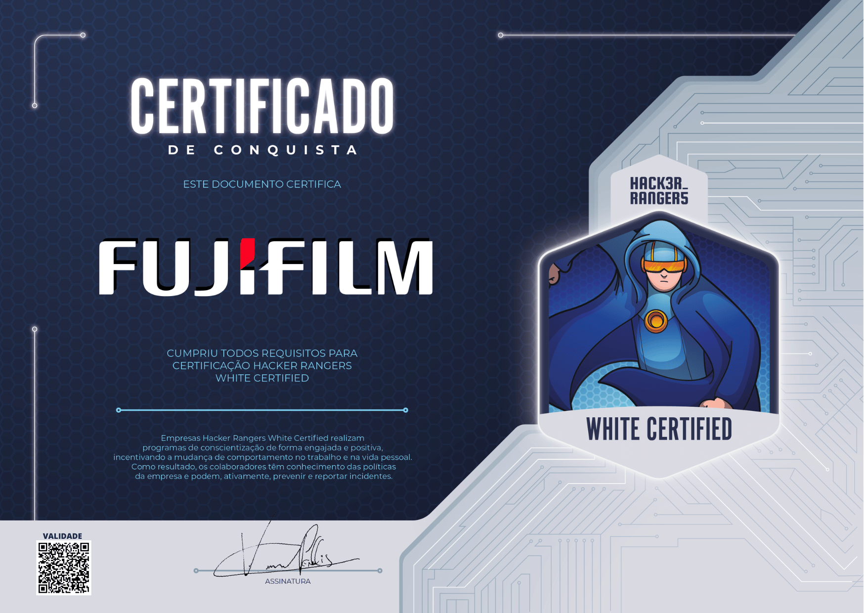 FUJIFILM BRASIL LTDA - Hacker Rangers White Certified