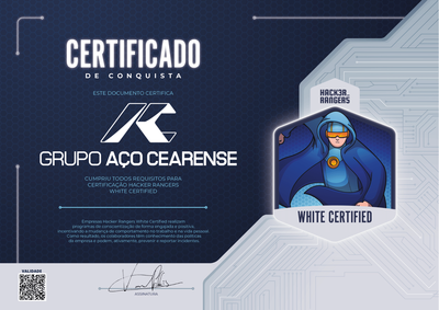 Grupo Aço Cearense - Hacker Rangers White Certified