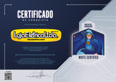 Loja Elétrica - Hacker Rangers White Certified