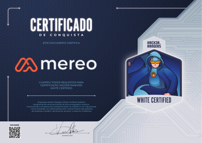 Mereo - Hacker Rangers White Certified