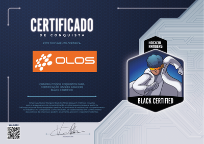 Olos - Hacker Rangers Black Certified