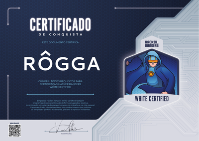 Rôgga - Hacker Rangers White Certified