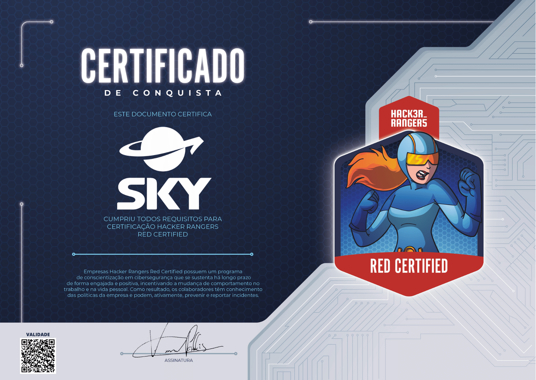 Sky Informática - Hacker Rangers Red Certified