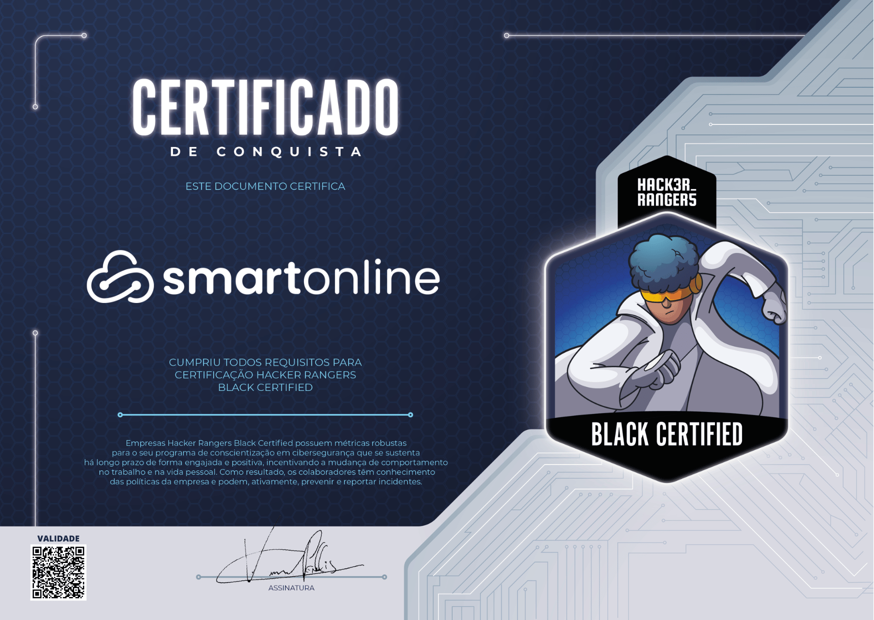 Smartonline - Hacker Rangers Black Certified