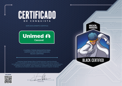 Unimed Cascavel - Hacker Rangers Black Certified