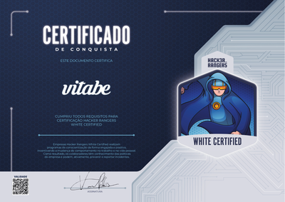 Vitabe - Hacker Rangers White Certified