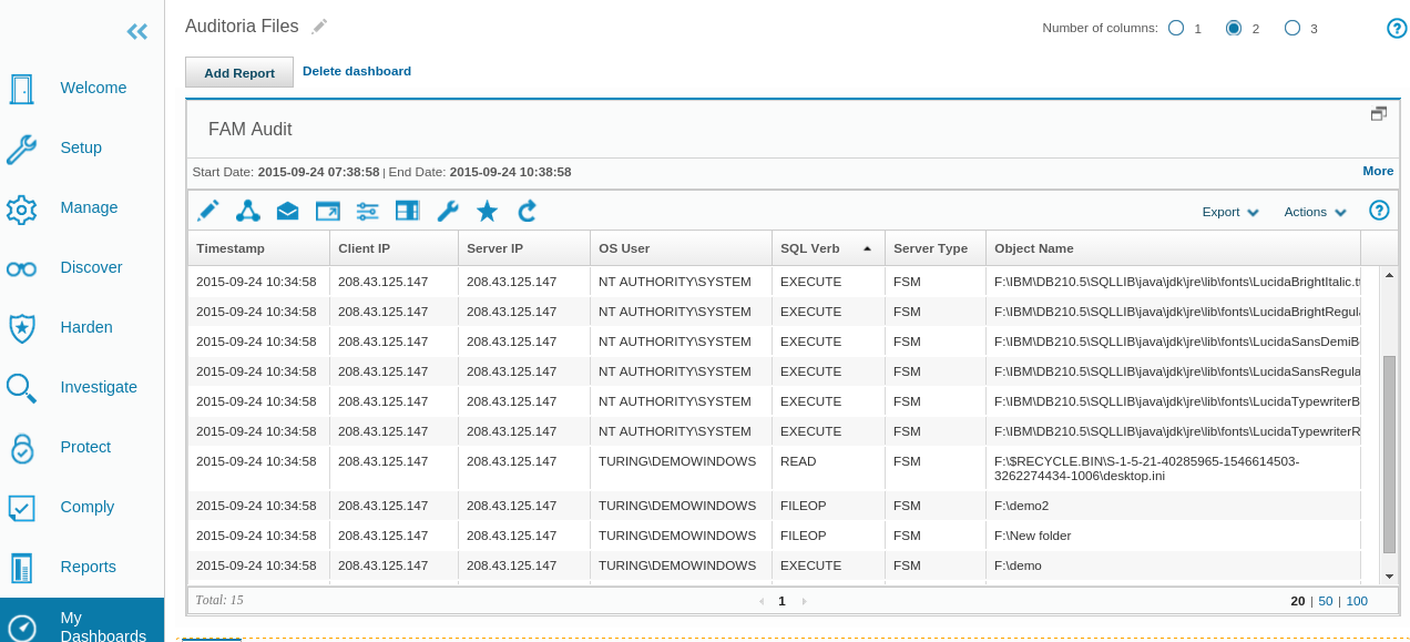 Auditoria de Arquivos com IBM Guardium 